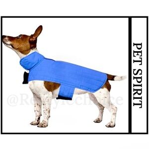 pet spirit Dog coat Navy blue L